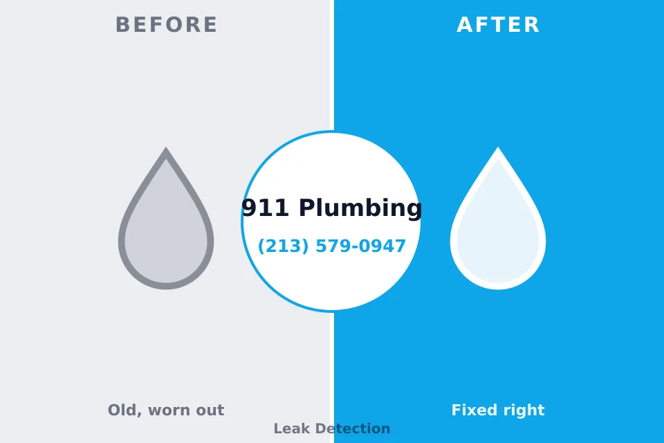 Before and after: plumbing company Tellico Village, TN